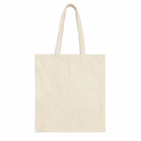 Mona Lisa Black Cat Canvas Tote - Picture 3 of 7